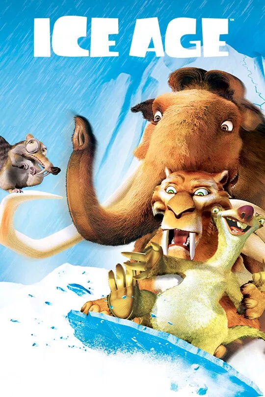 Официальный постер первого фильма «Ледниковый период» (2002)
