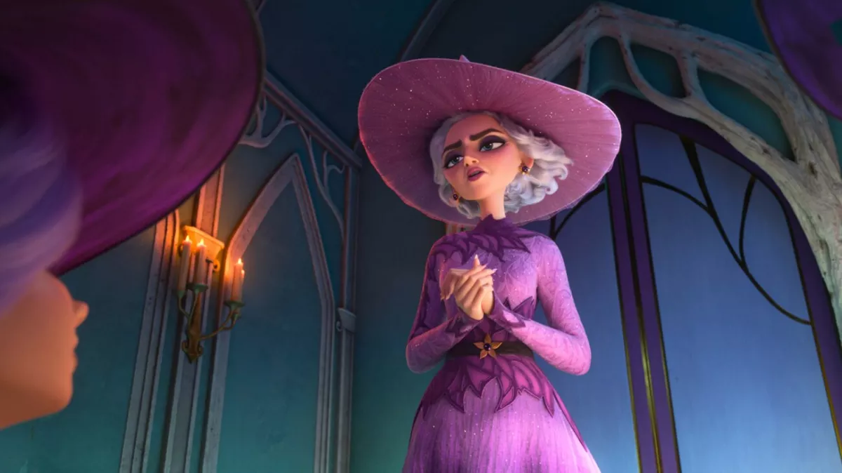 Королева Селеста из мультфильма Disney «Билли и мир магии», озвученная Джоди Фостер